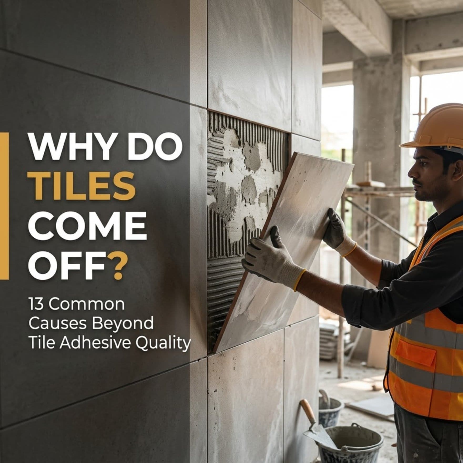 Is Tile Adhesive Always Responsible for Tiles Coming Off? Know the 13 Main Reasons